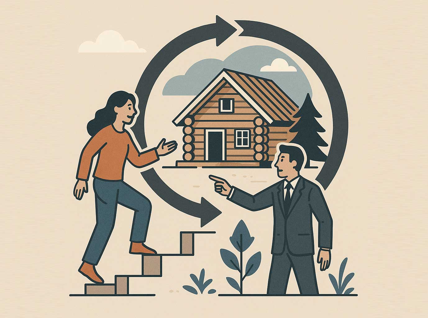 gestion complete de projet maison chalet bois rond cle en main