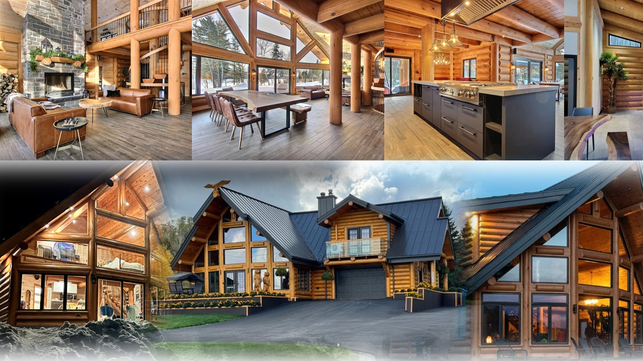 constructions en bois rond prestige